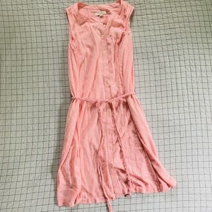 LOFT tie waist dress